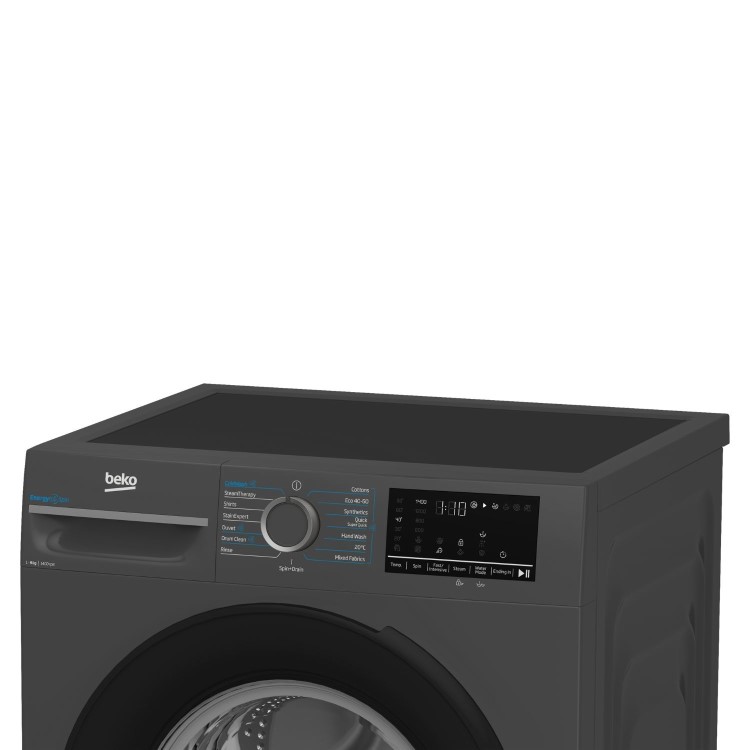 Beko IronFast RecycledTub&reg; 9kg 1400rpm Washing Machine - Graphite