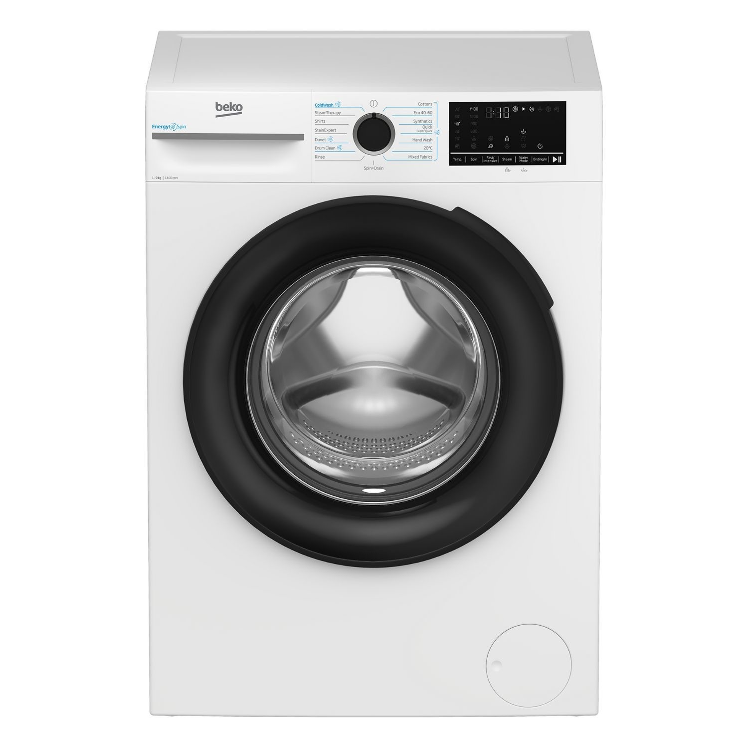 Beko BM3WT4941IW IronFast RecycledTub® 9kg 1400rpm Washing Machine - White
