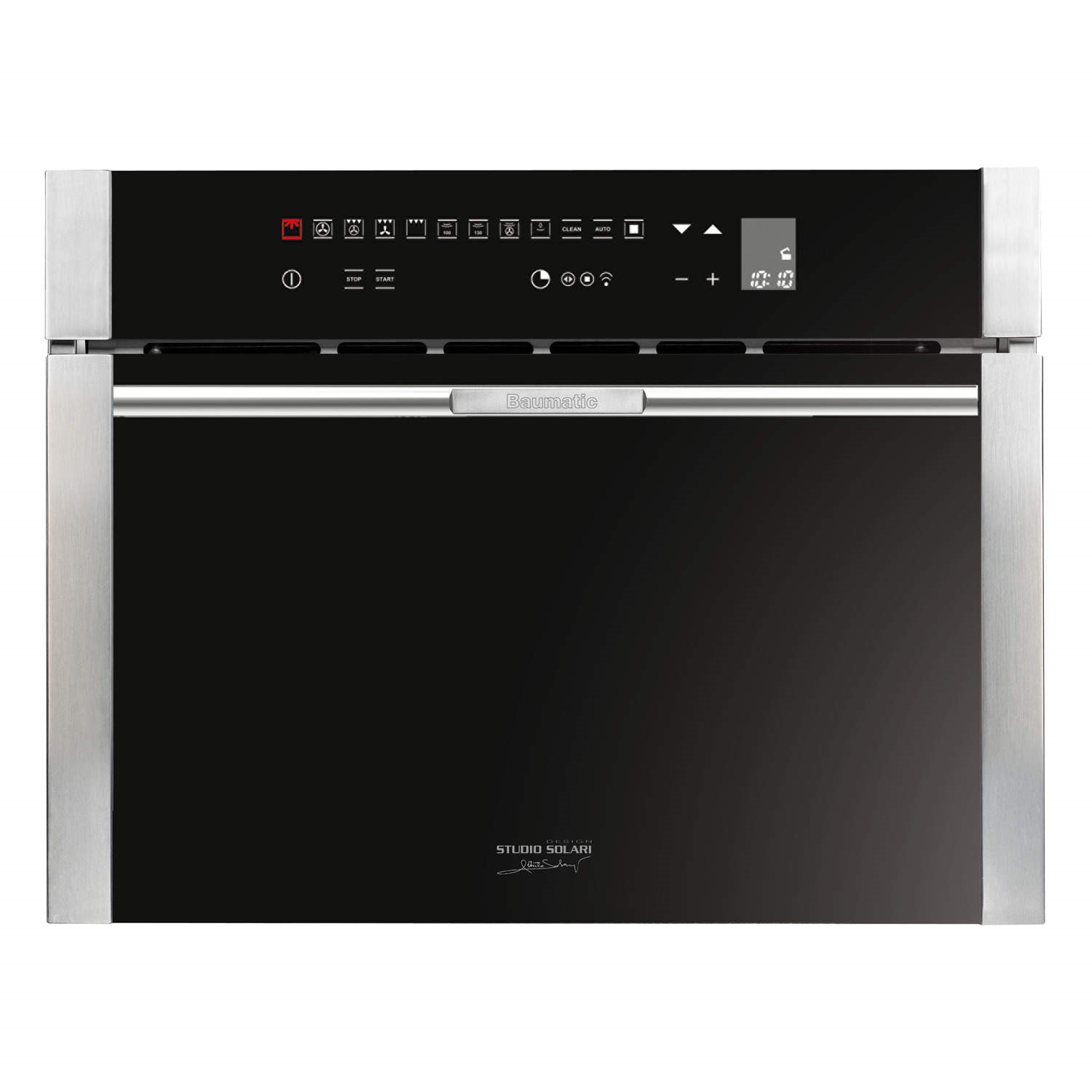 GRADE A1 As new but box opened Baumatic BMC455TS Premium line 46cm High Combination Microwave Oven Black And Stainless Steel 77189630 4 BMC455TS Appliances Direct