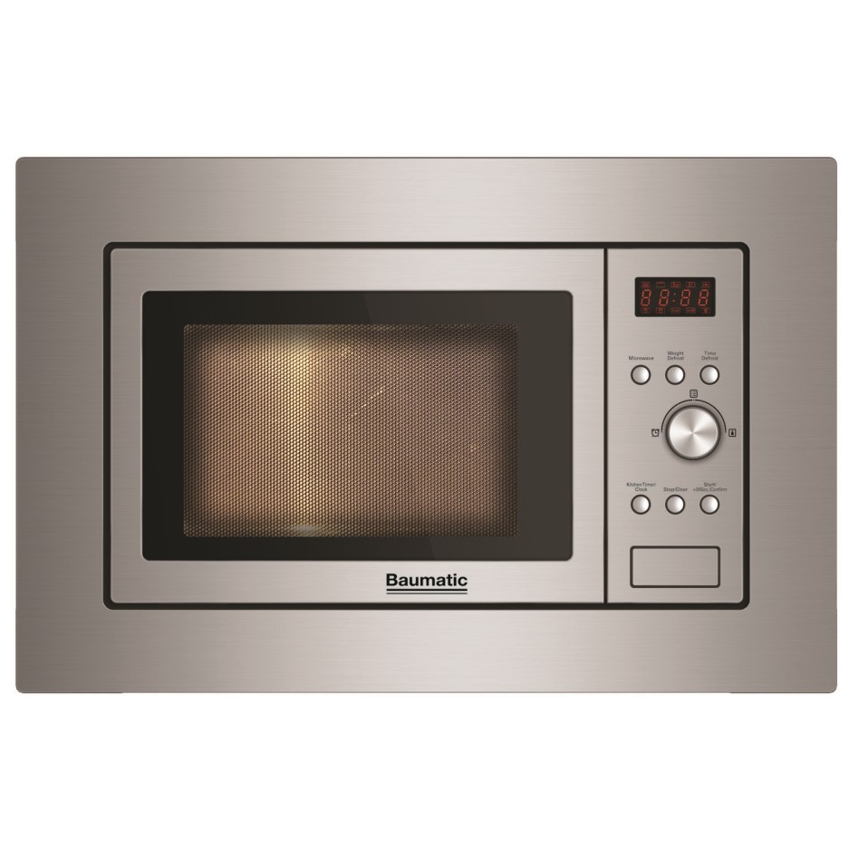 Baumatic BMIS3817 17L 800W Builtin Microwave Oven Stainless Steel