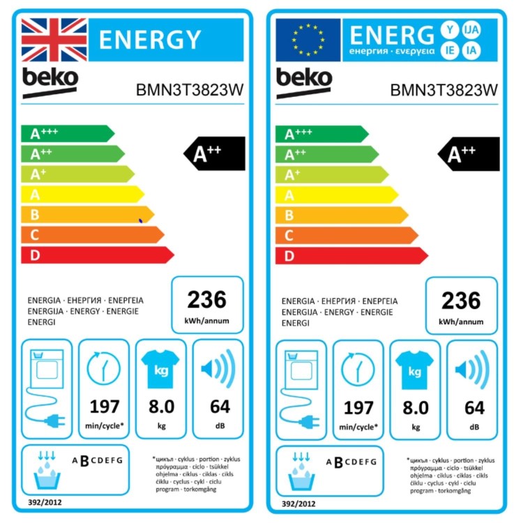Beko 8kg Heat Pump Tumble Dryer - White