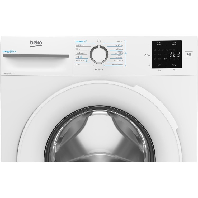 Beko EnergySpin 8kg 1400rpm Washing Machine - White