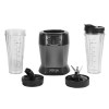 Ninja BN495UK Personal Blender with Auto IQ and 2 Bottles - Grey