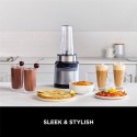 BN500UK Ninja Personal Blender 1000W with Auto-iQ & 700ml Cup – Smoothie Maker Silver/Grey