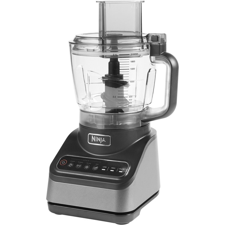 Ninja BN650UK 2.1L Food Processor with Auto-IQ  Grey  Chopping Blending & Mixing Made Easy