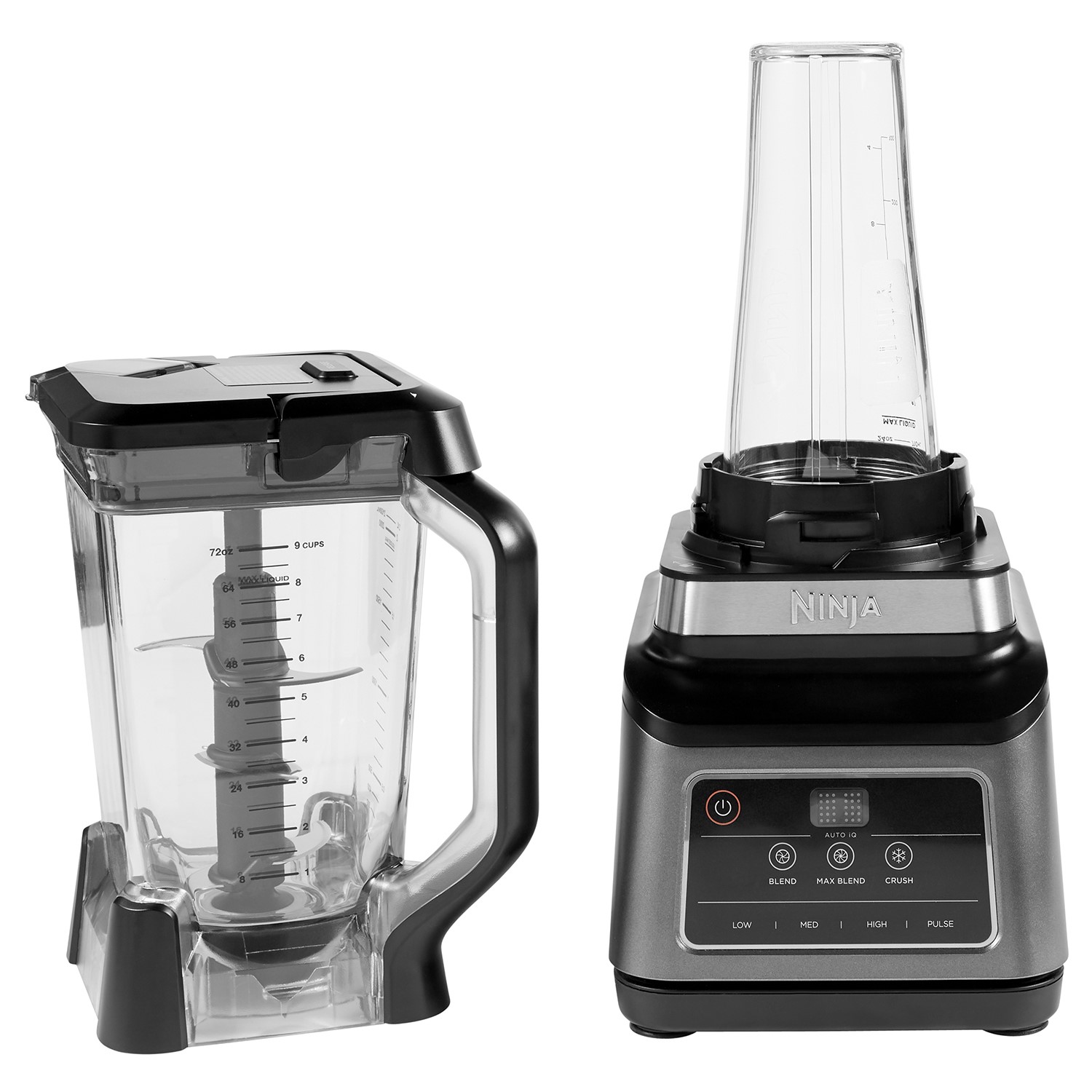 Ninja BN750UK 2-in-1 Blender With Auto-IQ - Grey Ninja BN750UK 2-in-1 Blender With Auto-IQ - Grey