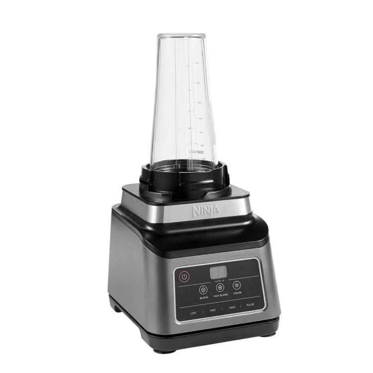 Ninja BN750UK 2-in-1 Blender with Auto-IQ  Grey  Smoothies Shakes & Crushing Ice