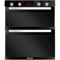 Baumatic BO796.5BL Built-under Electric Fan Double Oven Black