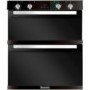 Baumatic BO796.5BL Built-under Electric Fan Double Oven Black