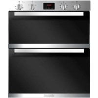 Baumatic BO796.5SS Built-under Electric Fan Double Oven Stainless Steel