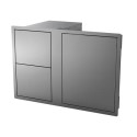 BOC2050SA Beefeater Single Door & Double Draw Combo - Stainless Steel