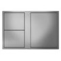 Beefeater Single Door /Double Draw Combo - Stainless Steel