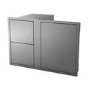 Beefeater Single Door /Double Draw Combo - Stainless Steel