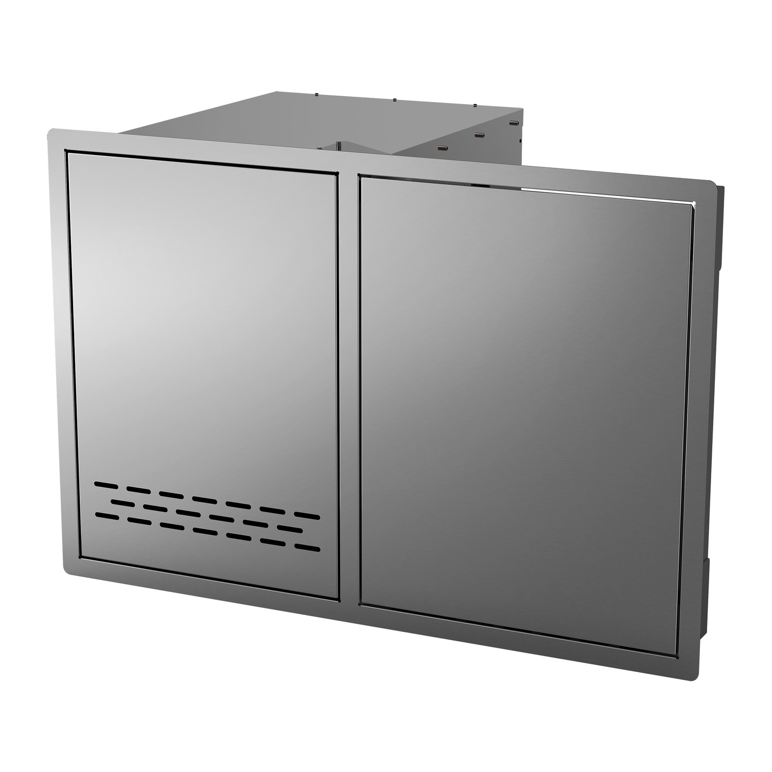 Single Door Gas Tank Drawer Combo Stainless Steel