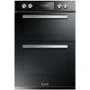 GRADE A2 - Baumatic BODM984B Multifunction Electric Built-in Double Oven Black