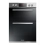 GRADE A3 - Baumatic BODM984X Multifunction Electric Built-in Double Oven Stainless Steel