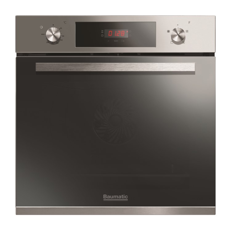 GRADE A2 - Baumatic BOFT604X Vantage Electric Single Fan Oven With Full Programmer - Stainless Steel