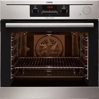 GRADE A3  - AEG BP5014321M 8 Function Electric Built-in Single Oven With Pyroluxe Cleaning Stainless
