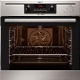 GRADE A2 - Light cosmetic damage - AEG BP5014321M 8 Function Electric Built-in Single Oven With Pyroluxe Cleaning Stainless Steel