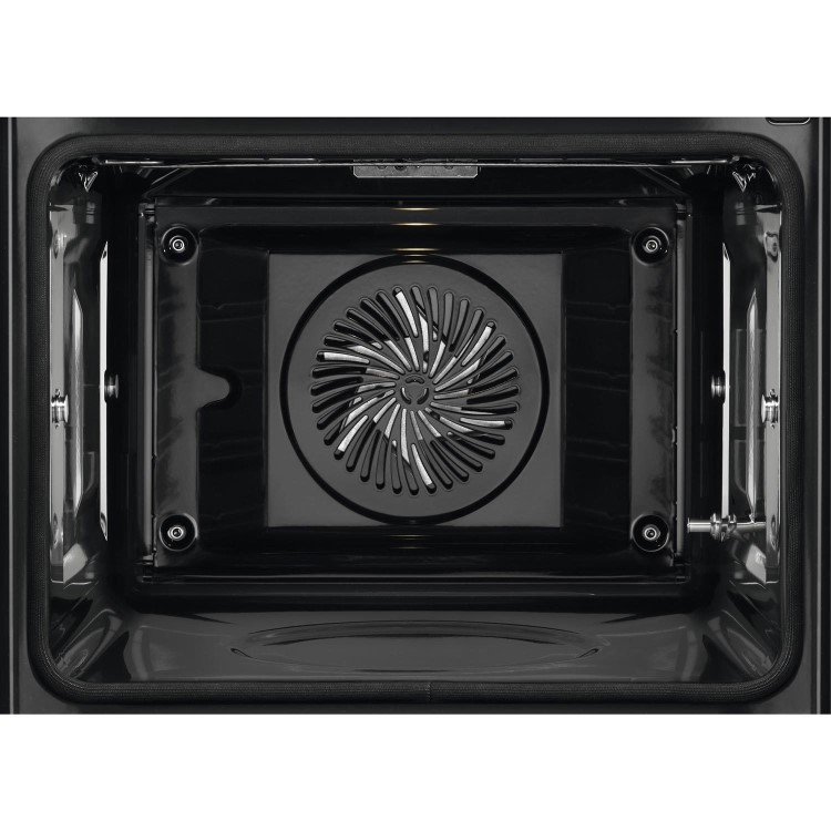 AEG 6000 Series SteamBake Pyrolytic Self-Cleaning Single Oven with Food Probe - Stainless Steel