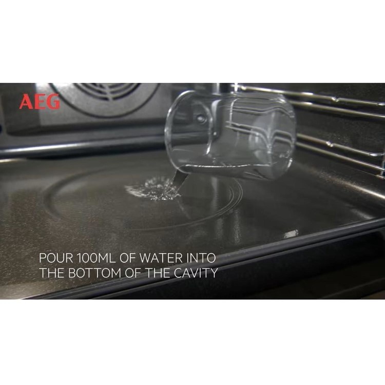 Refurbished AEG BPE556060M 6000 SteamBake 60cm Single Built In Electric Oven Stainless Steel