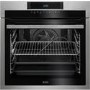 AEG SenseCook Pyrolytic Single Oven with Food Sensor - Stainless Steel