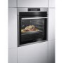 AEG SenseCook Pyrolytic Single Oven with Food Sensor - Stainless Steel