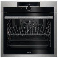 AEG 8000 Series AssistedCooking Pyrolytic Self-Cleaning Single Oven with Food Probe & Command Wheel - Stainless Steel AEG 8000 Series AssistedCooking Pyrolytic Self-Cleaning Single Oven with Food Probe & Command Wheel - Stainless Steel