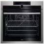 AEG 8000 Series AssistedCooking Pyrolytic Self-Cleaning Single Oven with Food Probe & Command Wheel - Stainless Steel