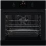 AEG 6000 Series SteamBake Pyrolytic Self-Cleaning Electric Single Oven - Black