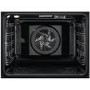 AEG 6000 Series SteamBake Pyrolytic Self-Cleaning Electric Single Oven - Black