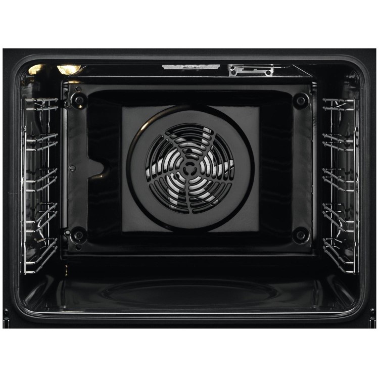 AEG 6000 Series SteamBake Pyrolytic Self-Cleaning Electric Single Oven - Black