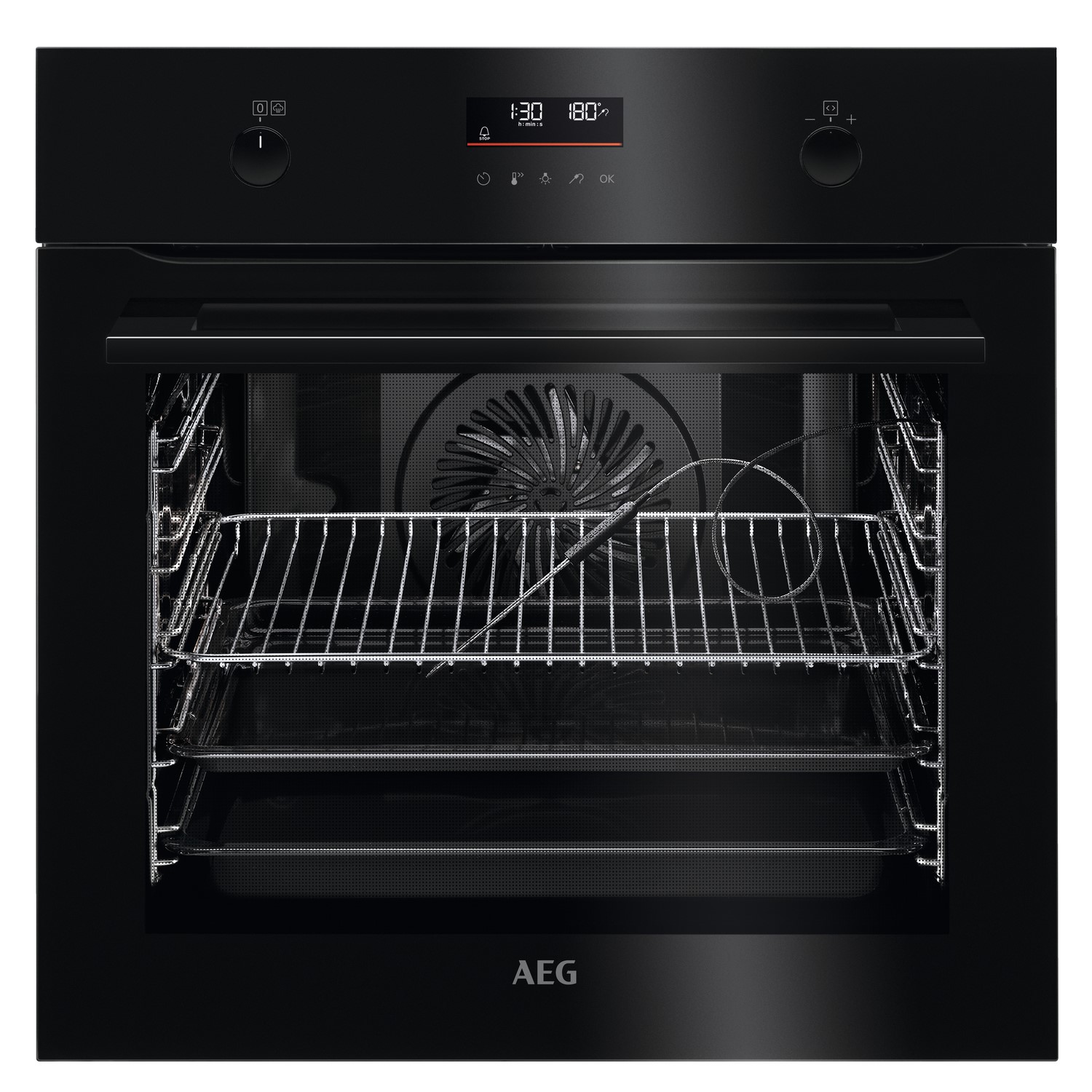 AEG BPK556260B 6000 Series Electric Single Oven - Black