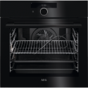 BPK948330B AEG 8000 Series AssistedCooking Pyrolytic Self-Cleaning Smart Single Oven with Food Probe - Black