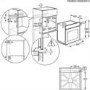 AEG 6000 Series SteamBake Pyrolytic Self-Cleaning Electric Single Oven - Stainless Steel