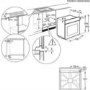AEG 6000 Series SteamBake Pyrolytic Self-Cleaning Electric Single Oven - Stainless Steel