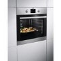 AEG 6000 Series SteamBake Pyrolytic Self-Cleaning Electric Single Oven - Stainless Steel