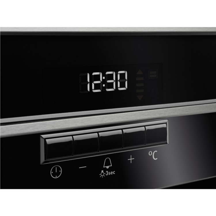 GRADE A2 - AEG BPS351020M SteamBake Pyrolytic Multifunction Electric Single Oven Stainless Steel