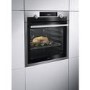 AEG 6000 Pyrolytic Electric Single Oven with Fast Heat Up - Stainless Steel