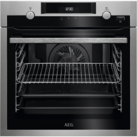 AEG 71L Electric Built-in Single Oven With Pyrolytic Cleaning - Stainless Steel