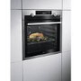 AEG 71L Electric Built-in Single Oven With Pyrolytic Cleaning - Stainless Steel