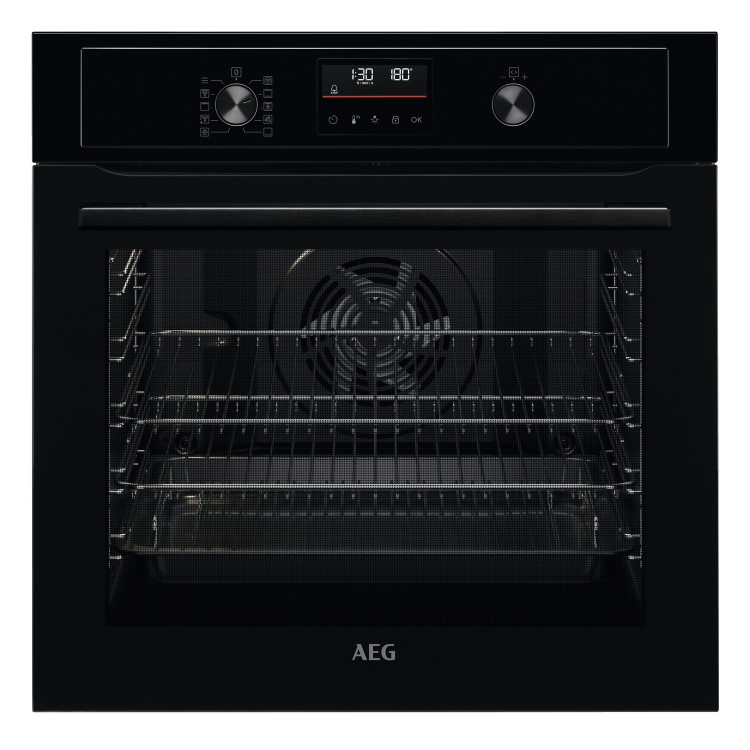 Refurbished AEG Series 6000 BPX535061B 60cm Single Built In Electric Oven Black