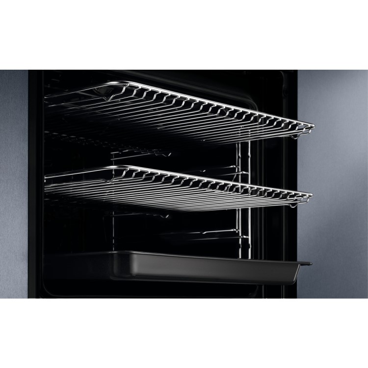 Refurbished AEG Series 6000 BPX535061B 60cm Single Built In Electric Oven Black