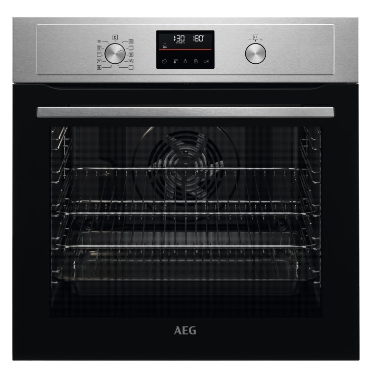 AEG 3000 Series BPX535061M Self-Cleaning Electric Single Oven - Stainless Steel