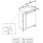 Beko BR11.0 Under Counter Integrated Fridge With Icebox