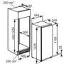 Baumatic BR200.5 In-column Integrated Fridge