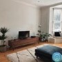 Solid Walnut TV Unit with Sliding Doors & Drawers TV's up to 70" - Briana