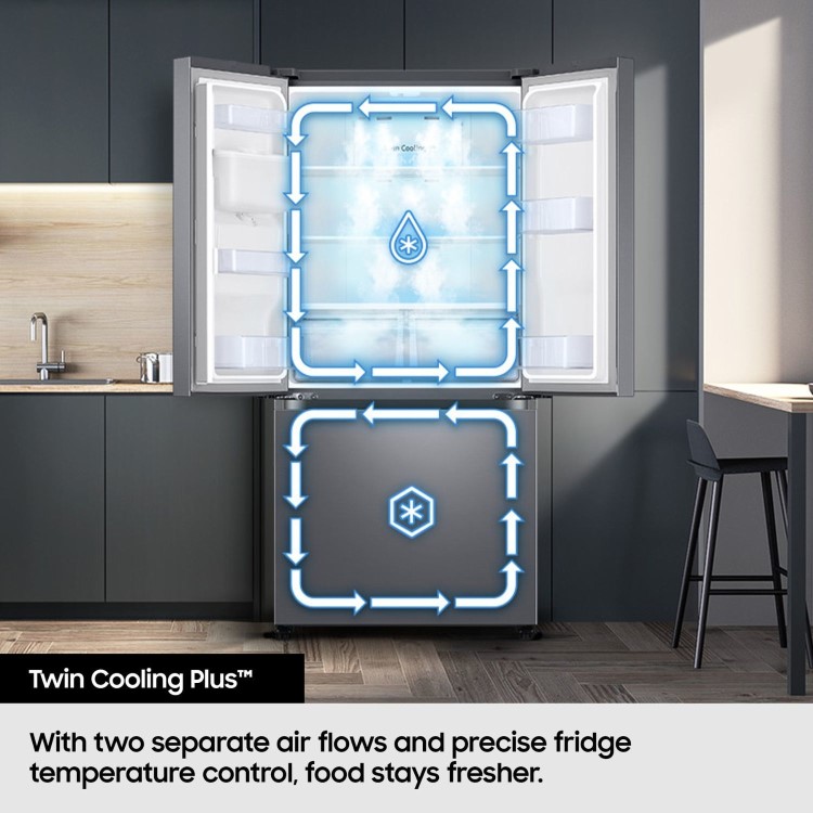 Samsung Bespoke AI Series 7 264 Litre 70/30 Integrated Fridge Freezer