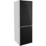 Baumatic BRCF1860BGL 319 Litre Freestanding Fridge Freezer - Black Doors
