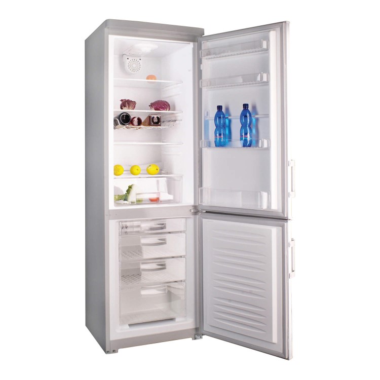Baumatic BRCF1960SL 1.93m Tall Silver Freestanding Fridge Freezer